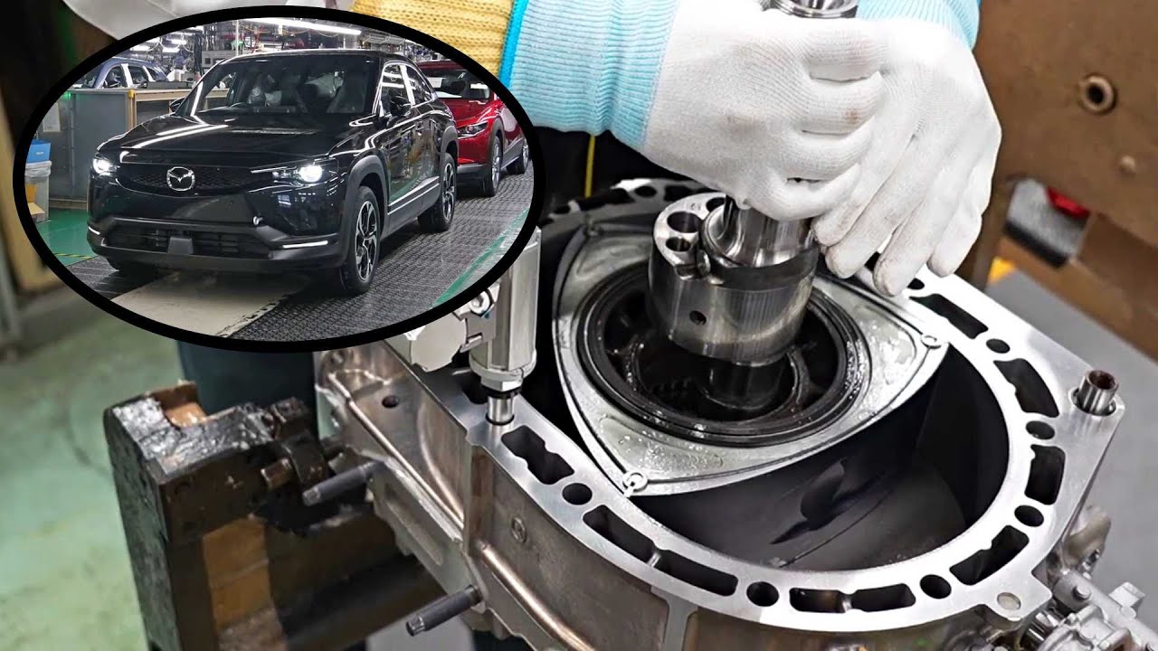 Mazda ROTARY Engine Production In Japan (MX-30 R-EV)