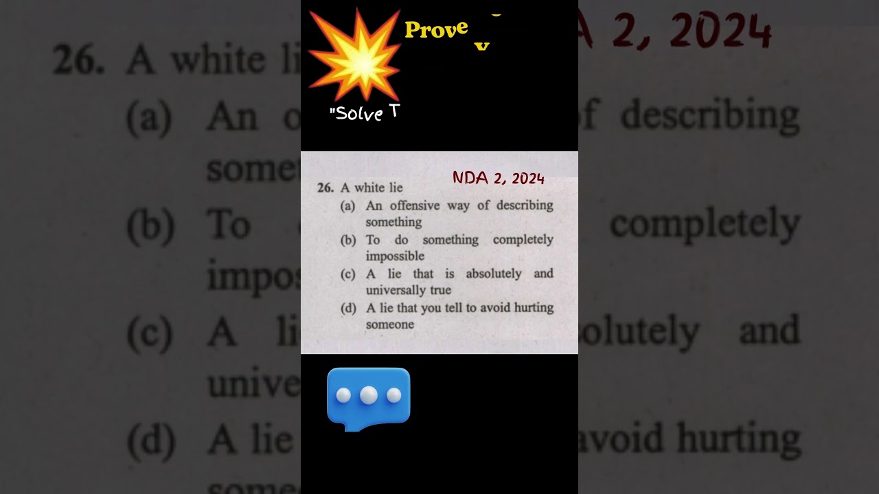 Crack NDA English with 1 PYQ Daily | NDA 2026 Preparation 