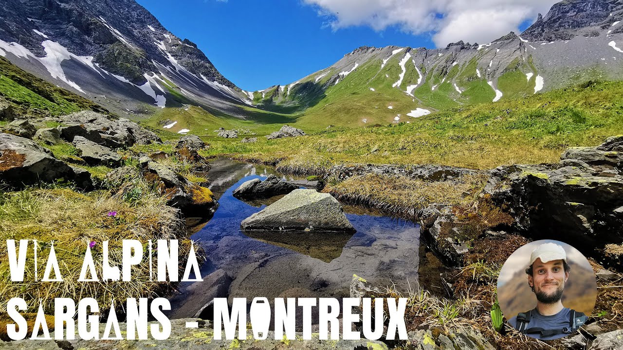 Wanderung durch die Alpen - Via Alpina von Sargans nach Montreux