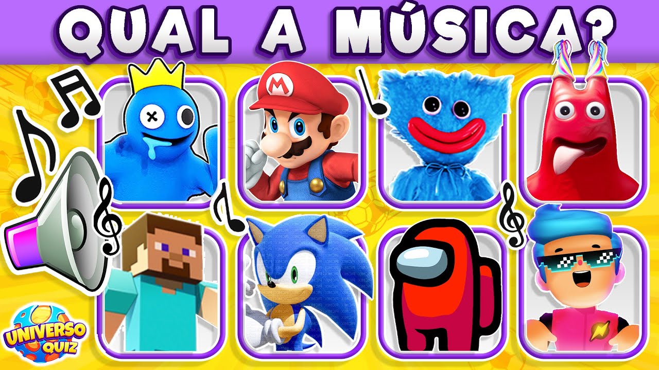 Adivinhe os JOGOS pela MÚSICA 🎵 | Adivinhe os Games pela Música
