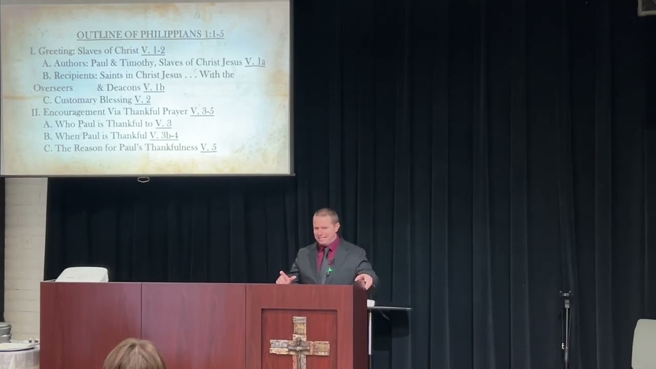 Philippians 1:1-5 | Slavery, Gratitude, & Gospel Work
