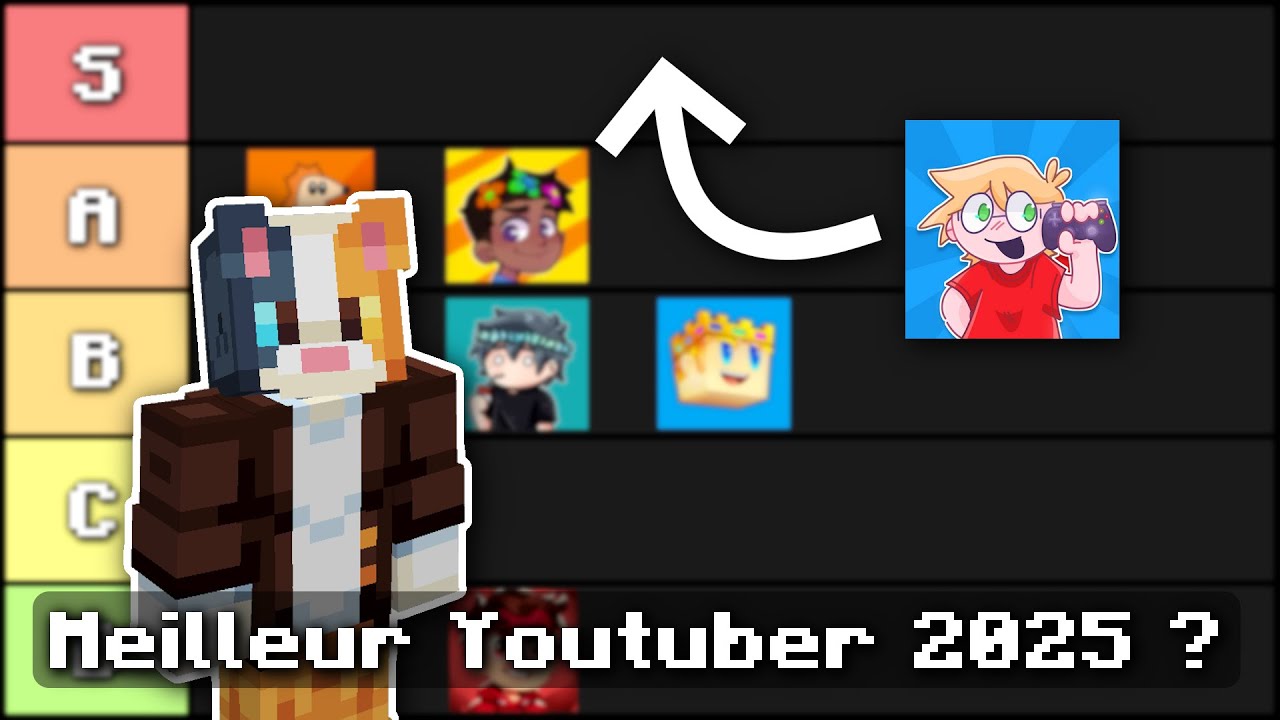 Qui domine YouTube Minecraft en 2025 ?