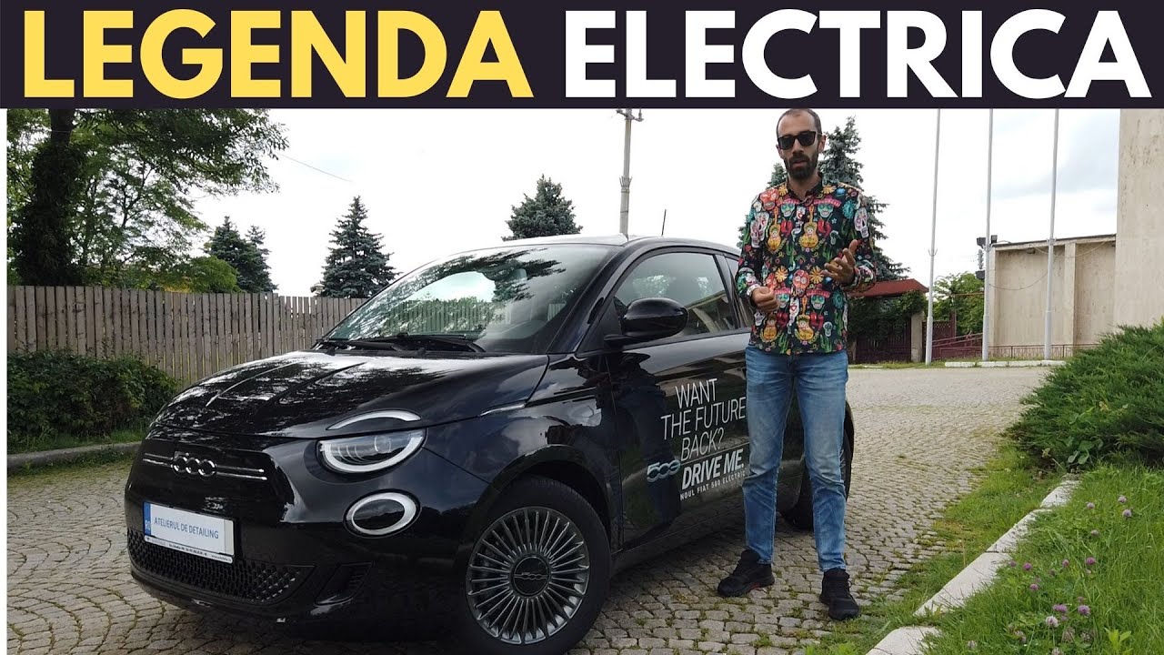 FIAT 500 Electric - test de CONSUM in oras si pe AUTOSTRADA