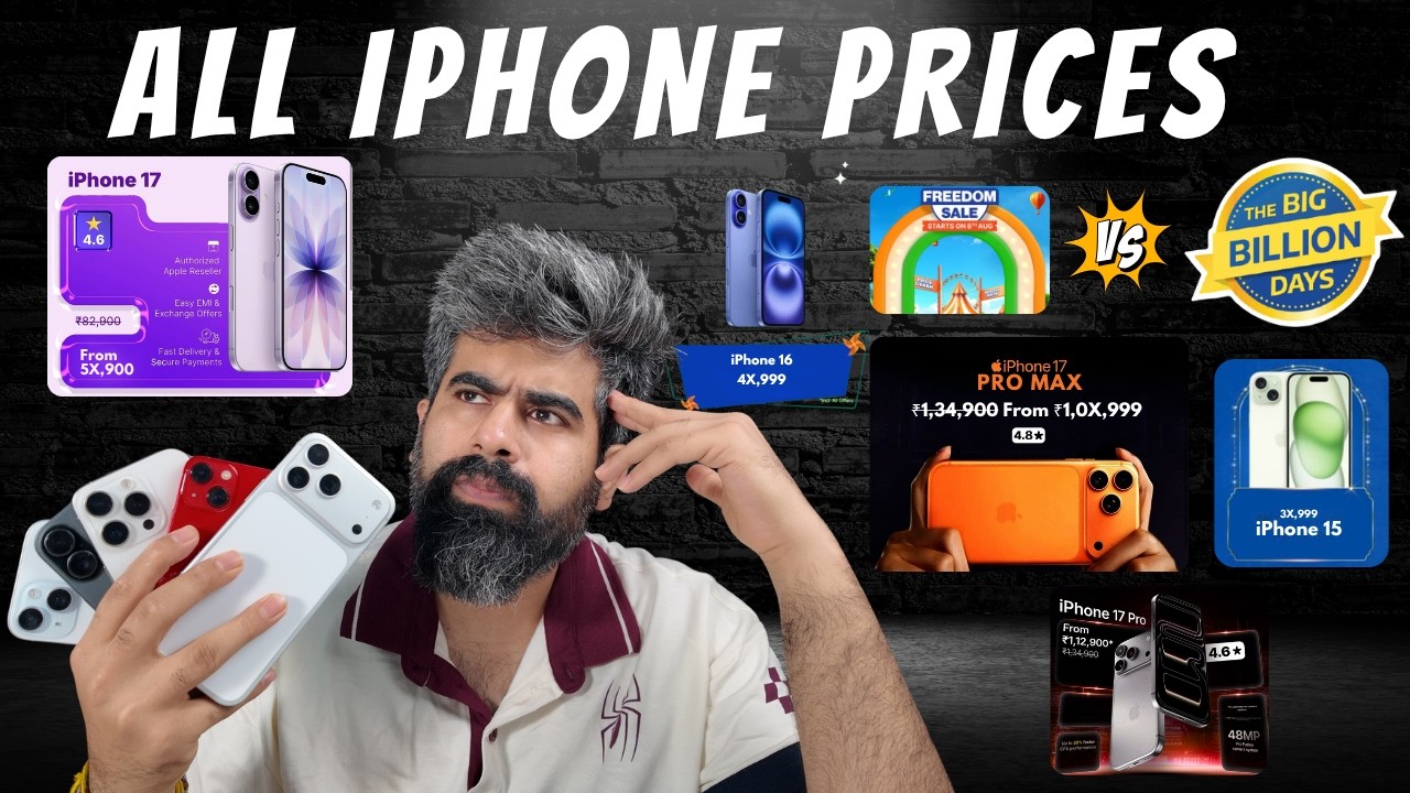 All iPhones Expected Price & Date in FREEDOM sale vs Big billion days 2026 | iPhone 17, 17 Pro, 16