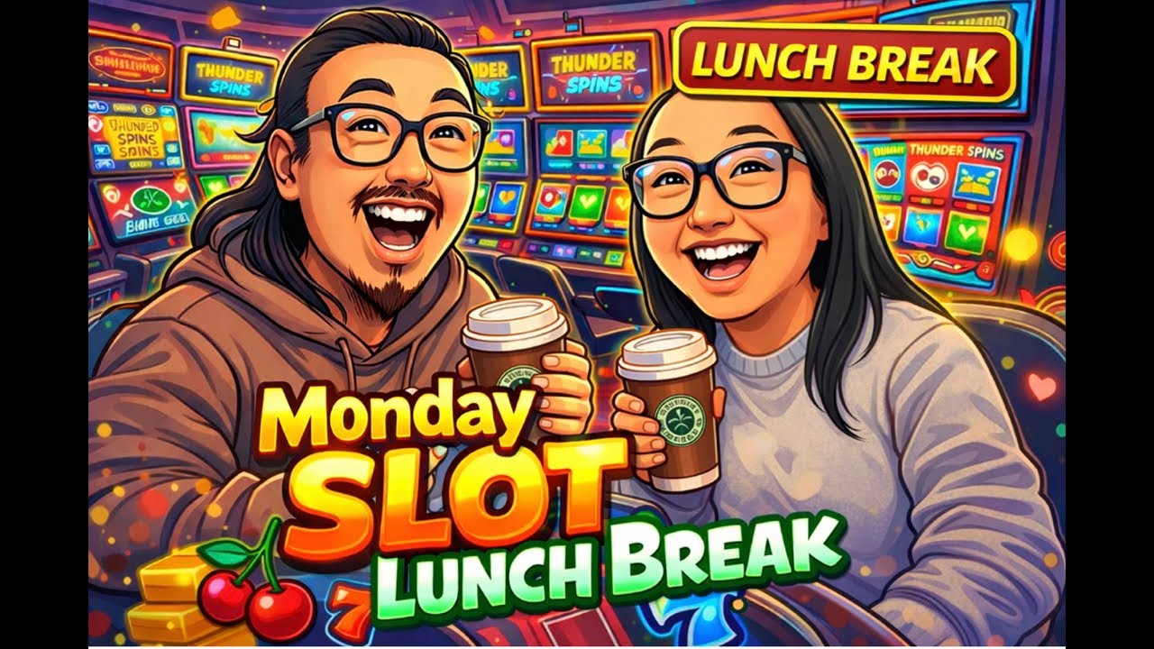 LIVE Lunch Casino Slot Play - Monday afternoon