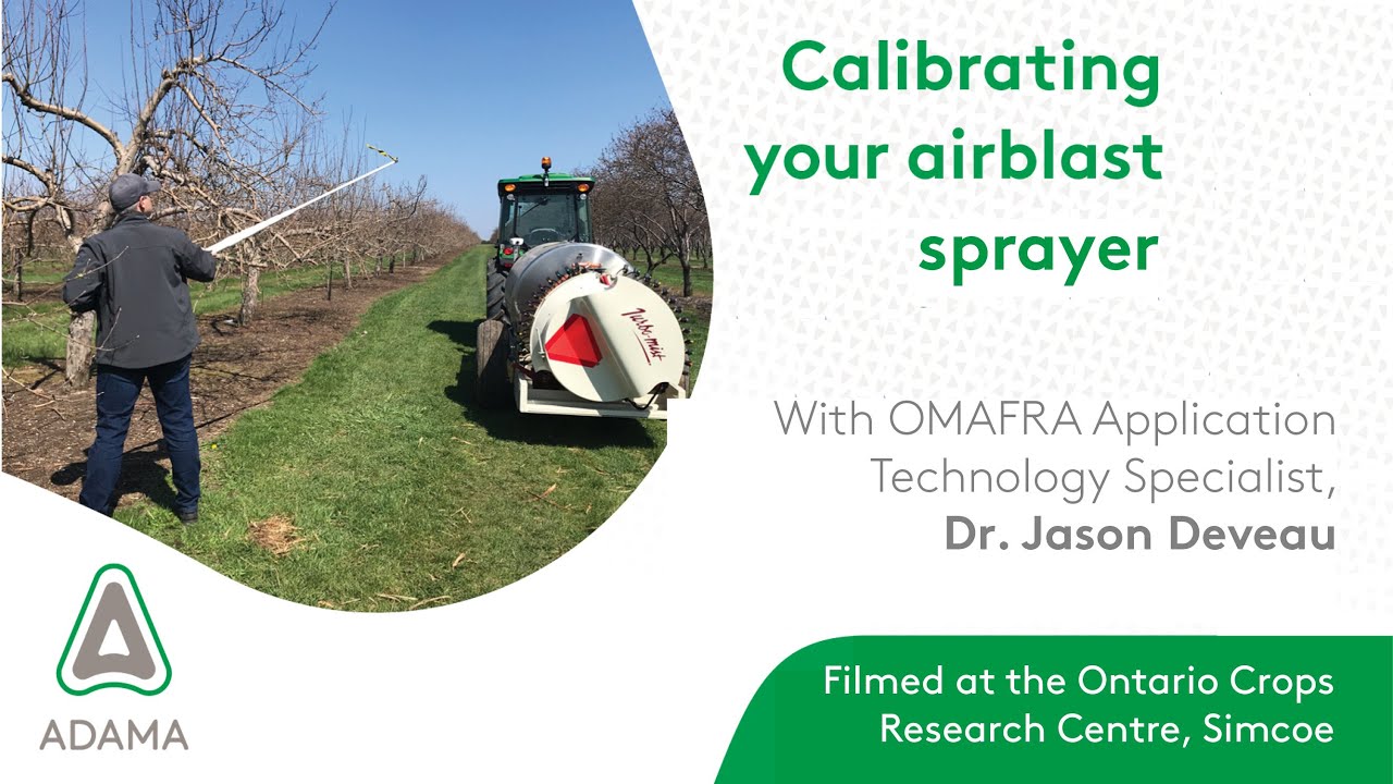 Calibrating/Optimizing your Airblast Sprayer