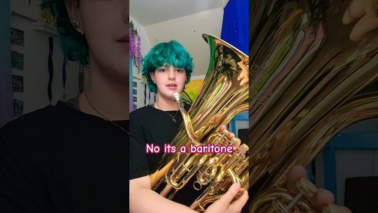 Fetus tuba if you will #silly #euphonium #euphoniumplayer #instrument #music #baritone #musician