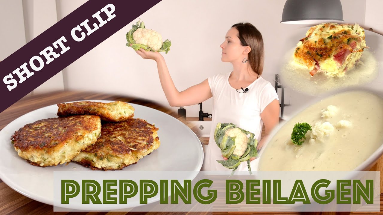 3 leckere BLUMENKOHL-Rezepte für euer Prepping - Blumenkohl als Beilage