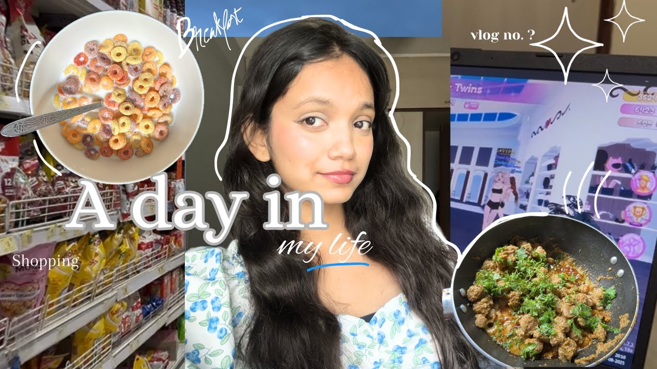 A day in my life | (super short +slow day)cooking , grocery shopping 🥣🛒