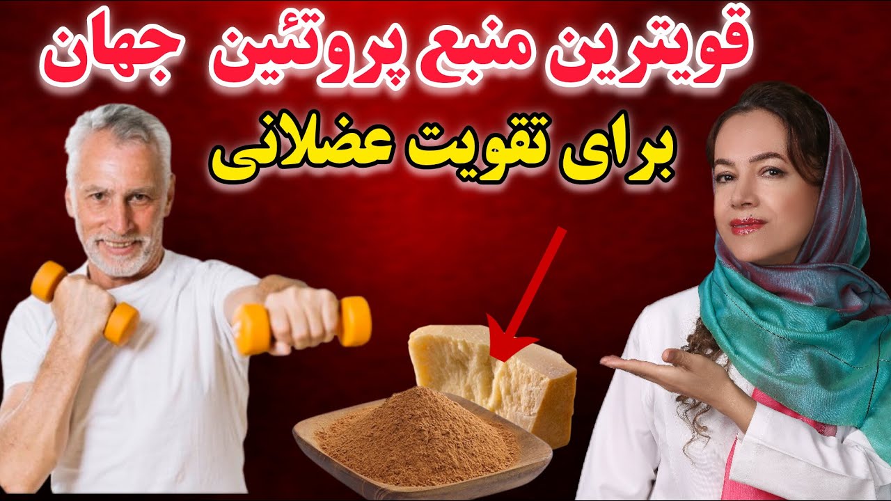قویترین منبع پروتئین جهان برای داشتن عضلات قدرتمند و مقابله با ضعف عضلانی حتی در میانسالی