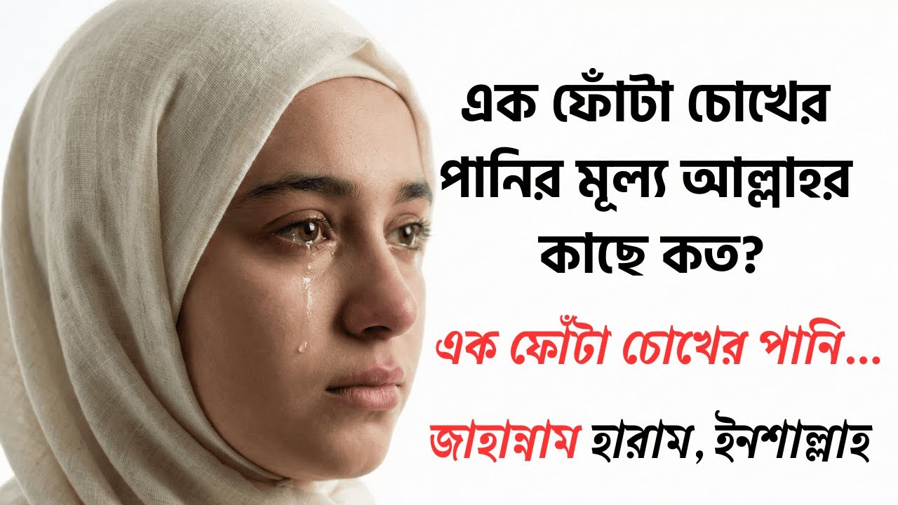 এক ফোঁটা চোখের পানির মূল্য আল্লাহর কাছে কত? | জাহান্নামের আগুন নেভানোর আমল 😢|Light of Life
