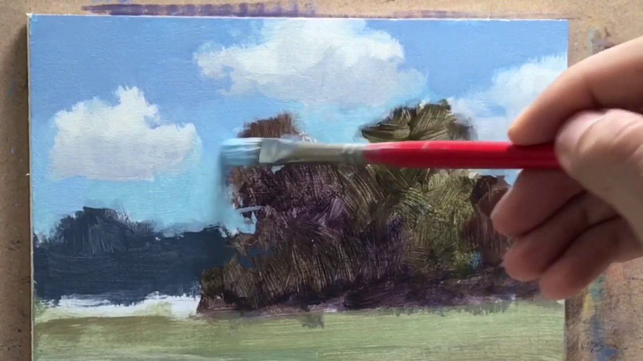 Learn to paint in acrylics! Step by step tutorials !