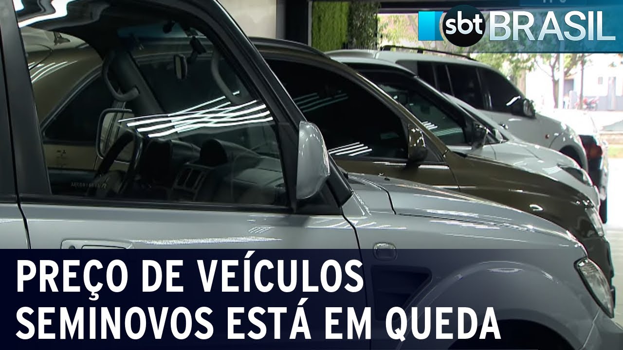 Preço de carros seminovos começam a ceder após supervalorização | SBT Brasil (11/06/22)