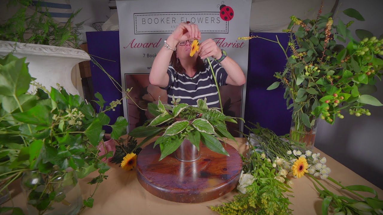 Learn how to make an Oasis Arrangement in a Tin  - Virtual Flower School Class with DIY Kit #AD
