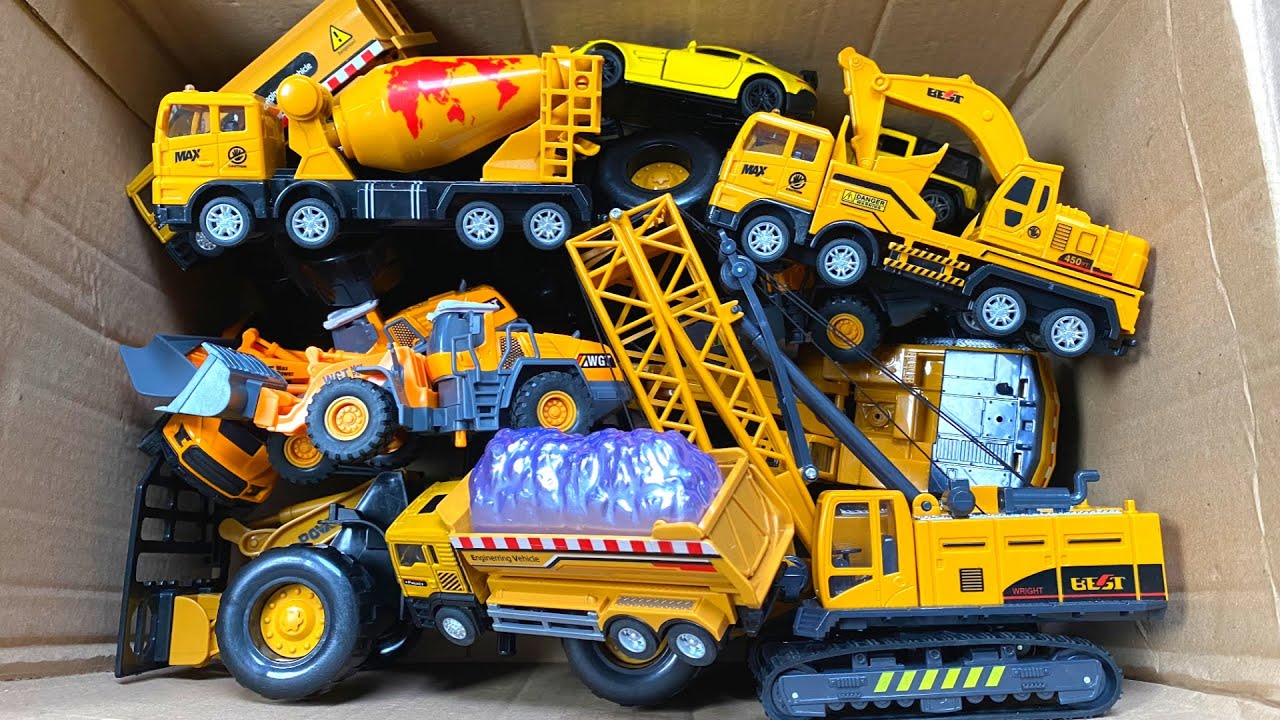 KABOLITE K350-200 DIGGER, MEGA RC TRUCKS-RC TRACTORS,-RC MACHINES COLLECTION!! EXCAVATOR LESU ET30H