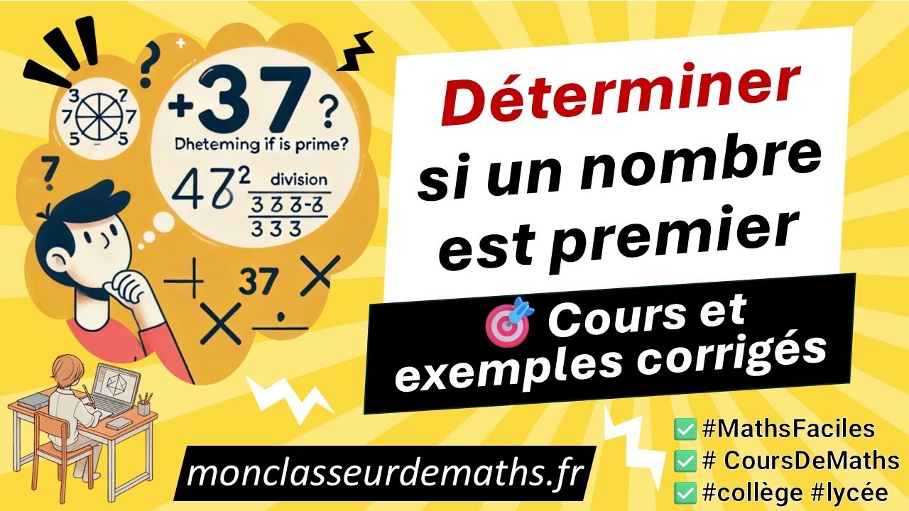 Déterminer si un nombre est un nombre premier