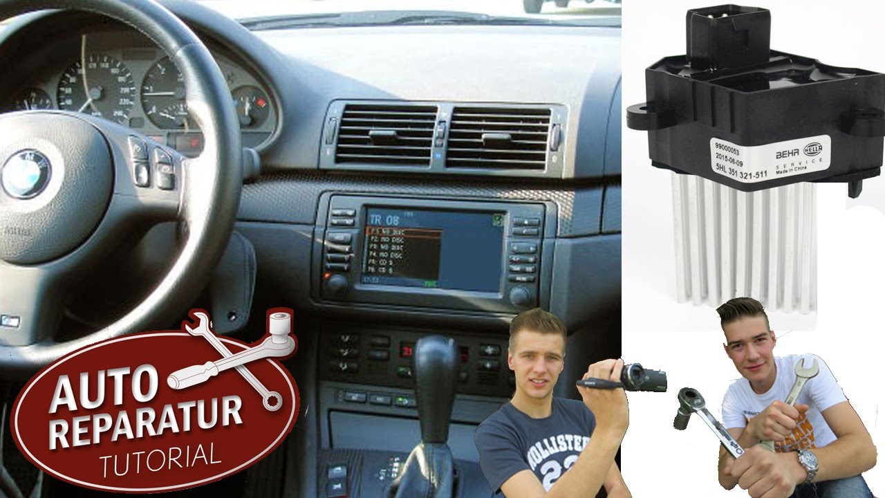 Gebläseendstufe (IGEL) wechseln | BMW E46 Steuergerät Heizung/Lüftung tauschen | DIY Tutorial