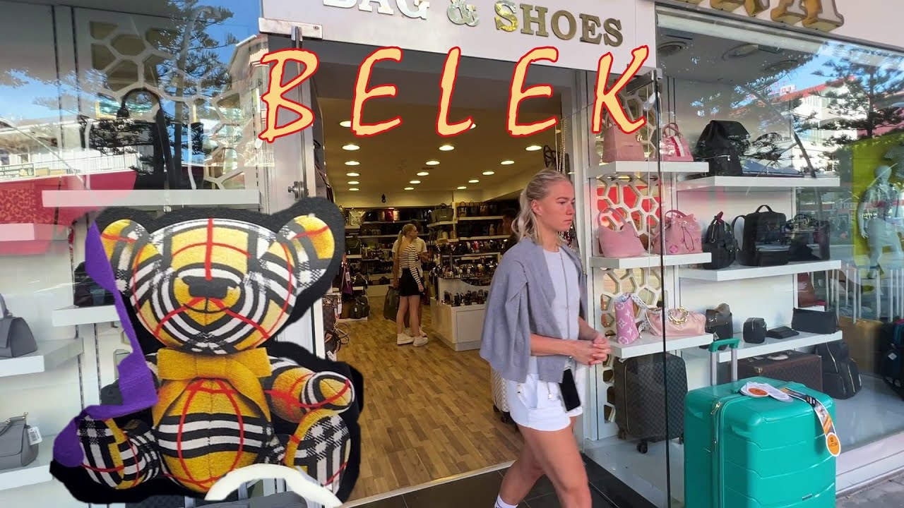BELEK ANTALYA Shoppingstrasse Spaziergang TÜRKEI #belek #antalya #türkei