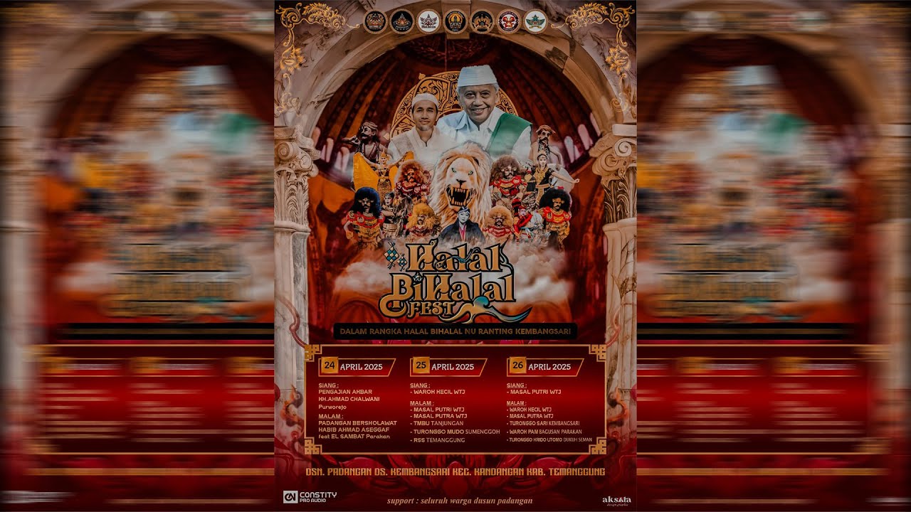 HALAL BIHALAL FEST DUSUN PADANGAN  DESA KEMBANGSARI H 3