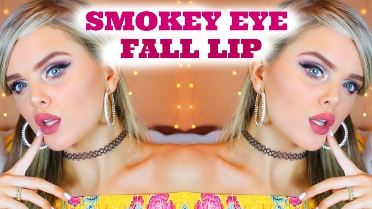 PLUM SMOKEY EYE & FALL LIP || MIA DIAZ❤️