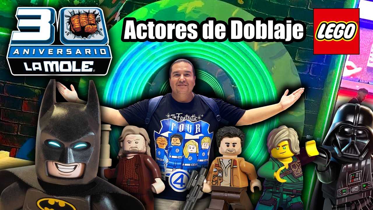 La Mole 2026 y todos los actores de Doblaje de Lego #actoresdedoblaje #lamole