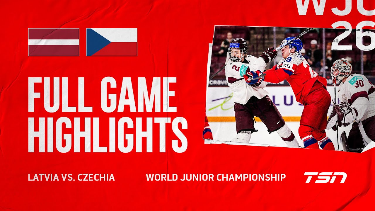 Latvia vs. Czechia FULL GAME HIGHLIGHTS | 2026 World Junior Championship