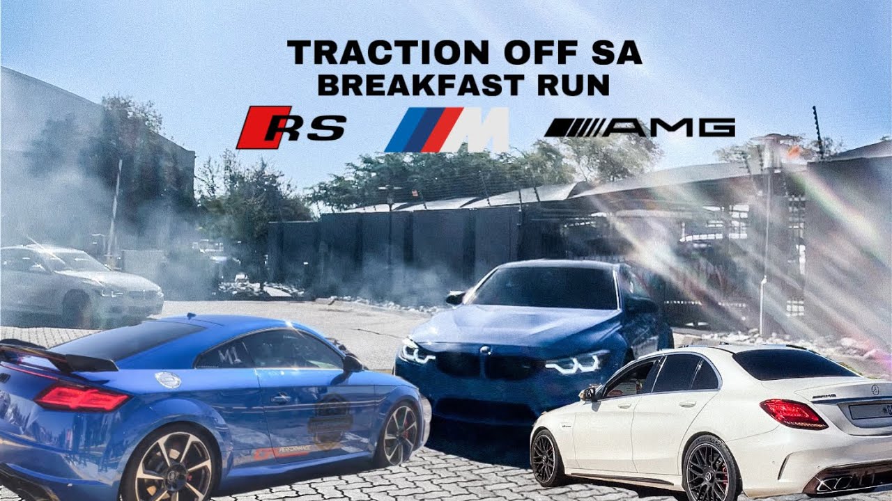 BMW M x AUDI RS x MERCEDES AMG-Traction Off Breakfast Run