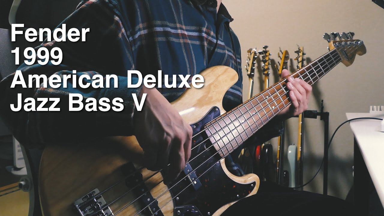 【ベース紹介】Fender American Deluxe Jazz Bass V 1999【アメデラ】