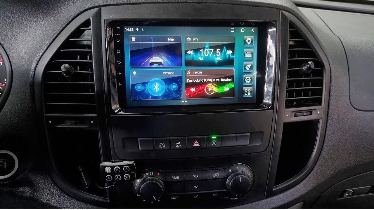 התקנת מולטימדיה תואם מקור ב-MERCEDES VITO 2015-2020