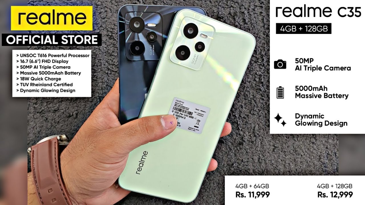Realme C35 First Review Unboxing video  |  Realme C35 Unboxing Video  |  #realme #c35