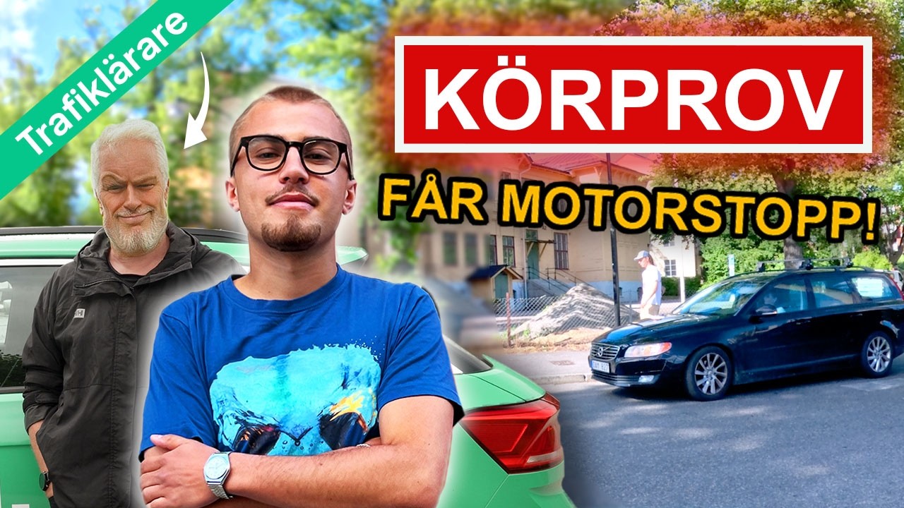 Godkänd Uppkörning? Elev Får Motorstopp & Missar Avfart