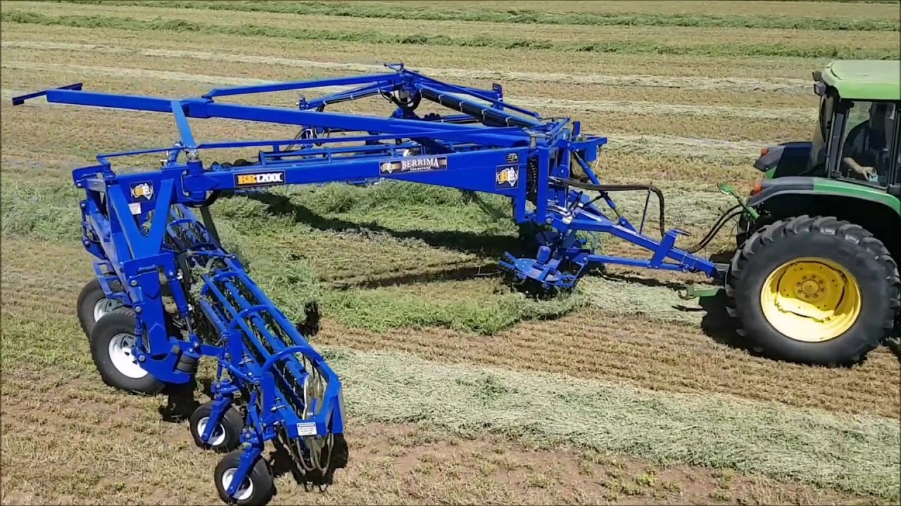 BRC1200 Raking Lucerne Hay
