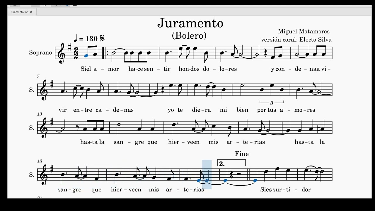 Juramento Soprano
