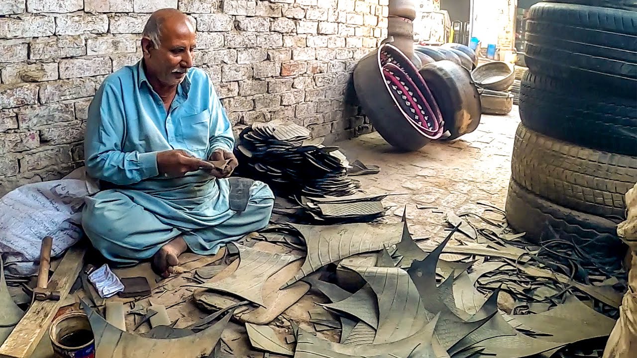 Making of Amazing Shoes from Old Tires