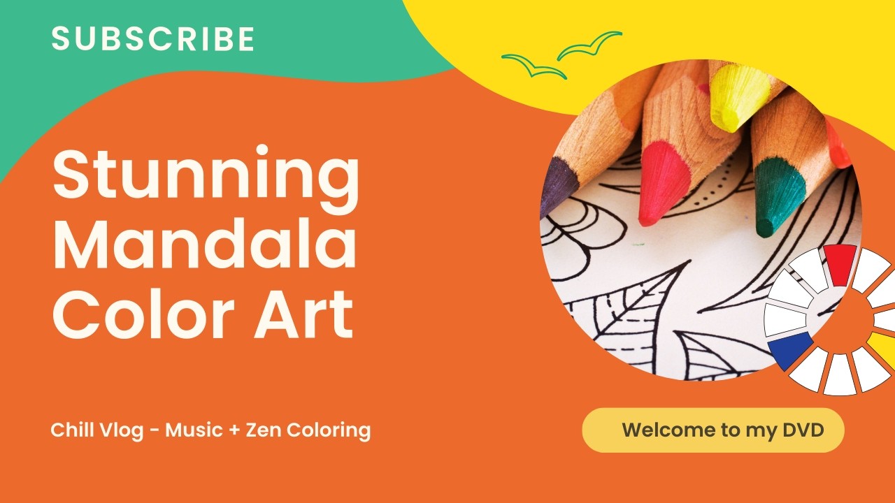 Zen Mandala Coloring Timelapse | A Calm Vlog (Wisdom Tooth Pain Day)