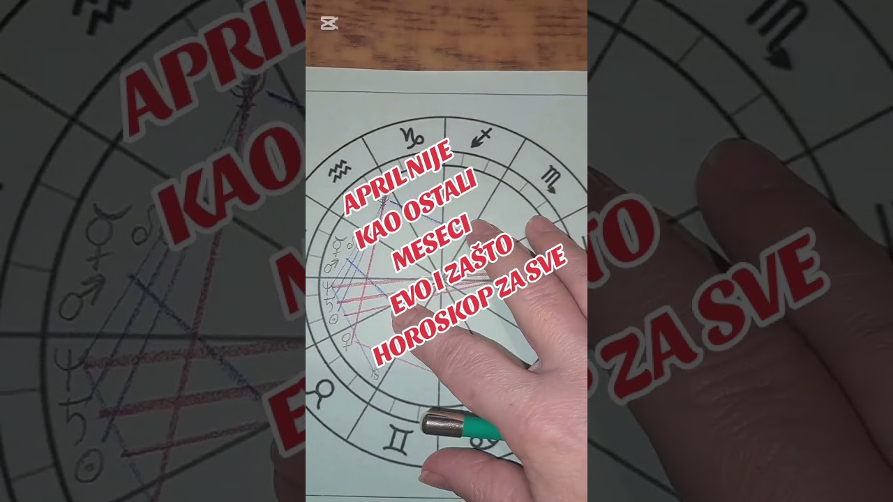 ZA&Scaron;TO JE APRIL DRUGAČIJI MESEC EVO ODGOVORA ASTROLOGIJA I HOROSKOP