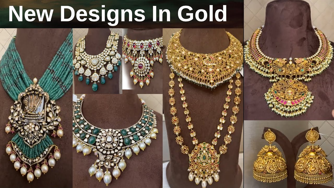 New Gold Necklace Designs | AMARSONS JEWELLERY #bridaljewellery @Bride Essentials #goldnecklace