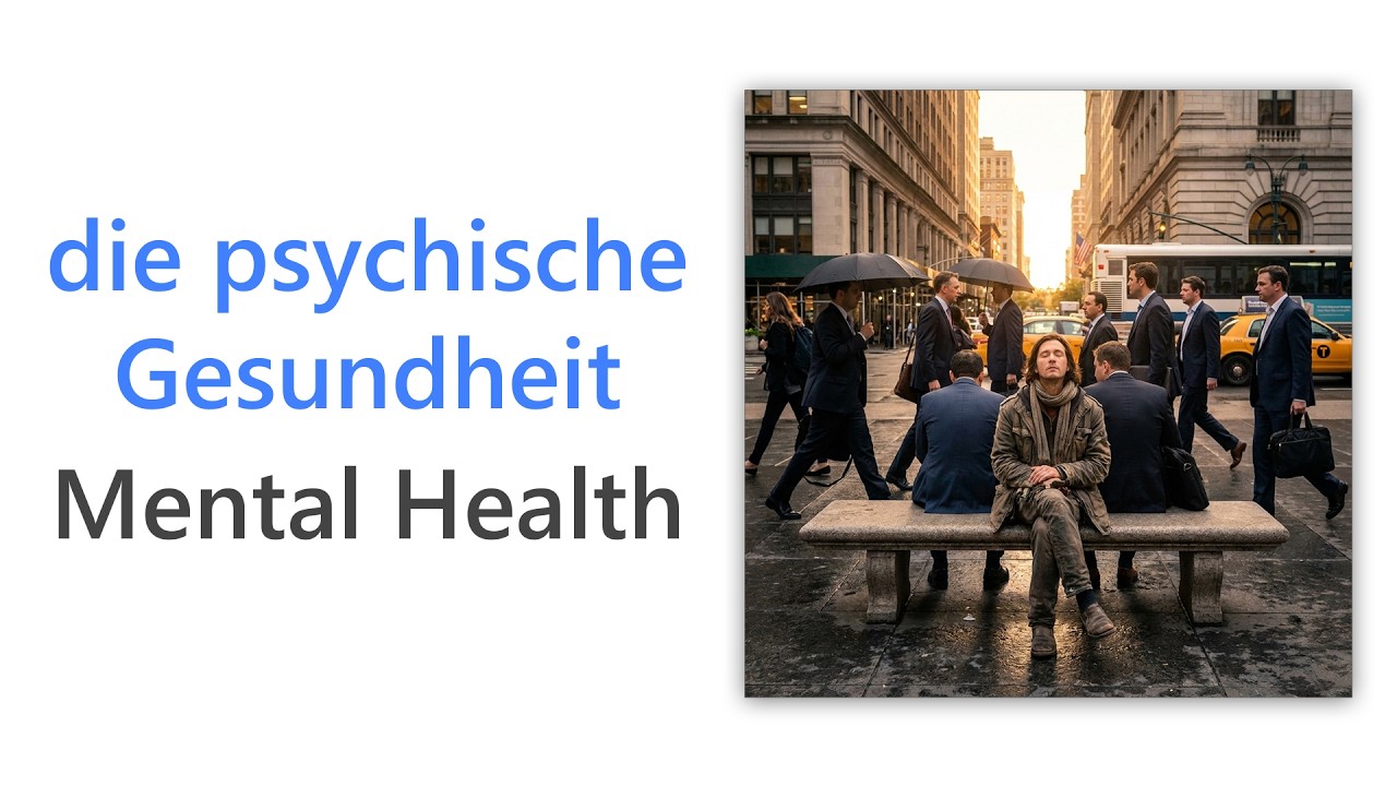 30 German Words for Mental Health | B1 German Vocabulary