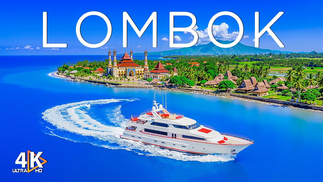 Nature’s Hidden Paradise – Lombok 4K Drone Footage, Pristine Beaches & Crystal Clear Waters