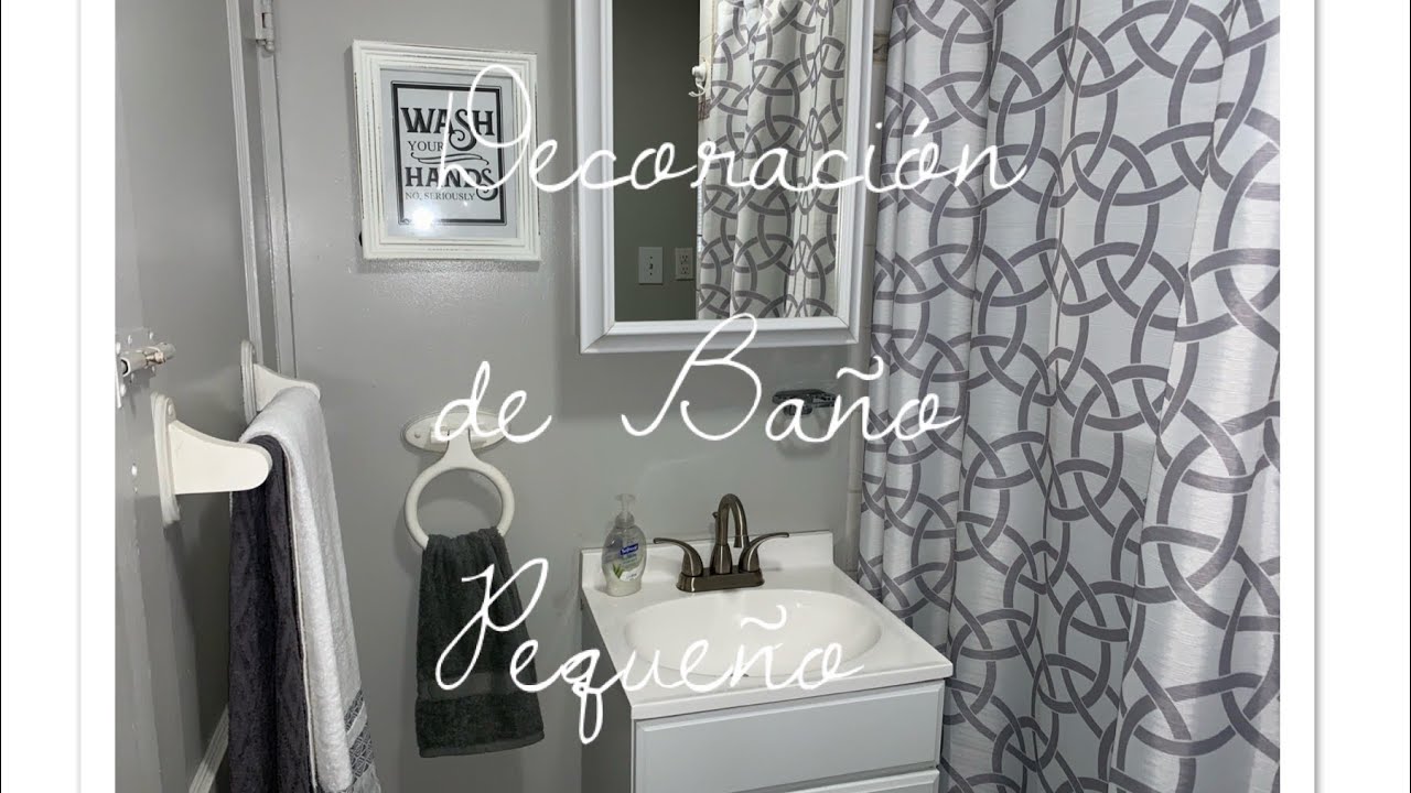 Decoracion sencilla de baño pequeño- Jenny en Casa