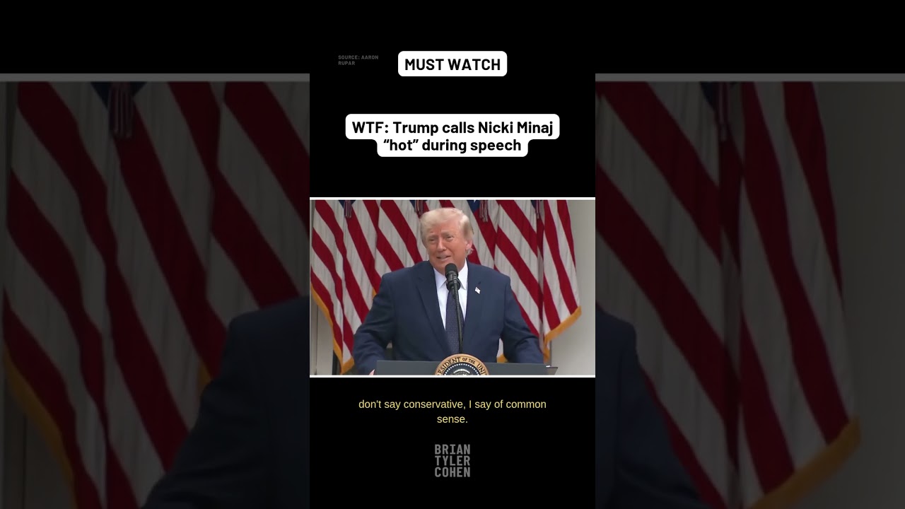 Офигеть: Трамп назвал Ники Минаж &laquo;горячей&raquo; во время выступления
