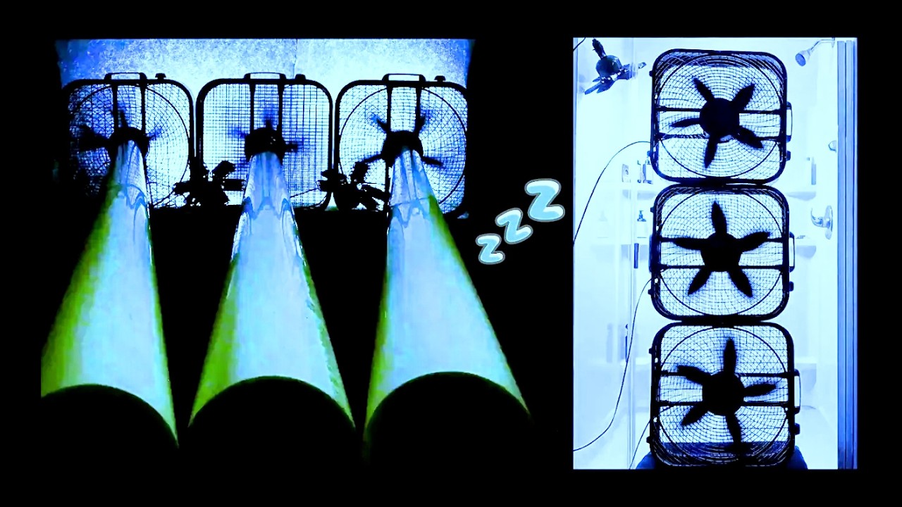 Powerful Mind Numbing Fan and Running Shower Sounds 10 Hours