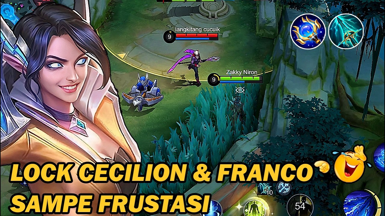 EUDORA MODE SEMAK!! LOCK CECILION & FRANCO SI PALING JAGO SAMPE KESAL‼️- MLBB
