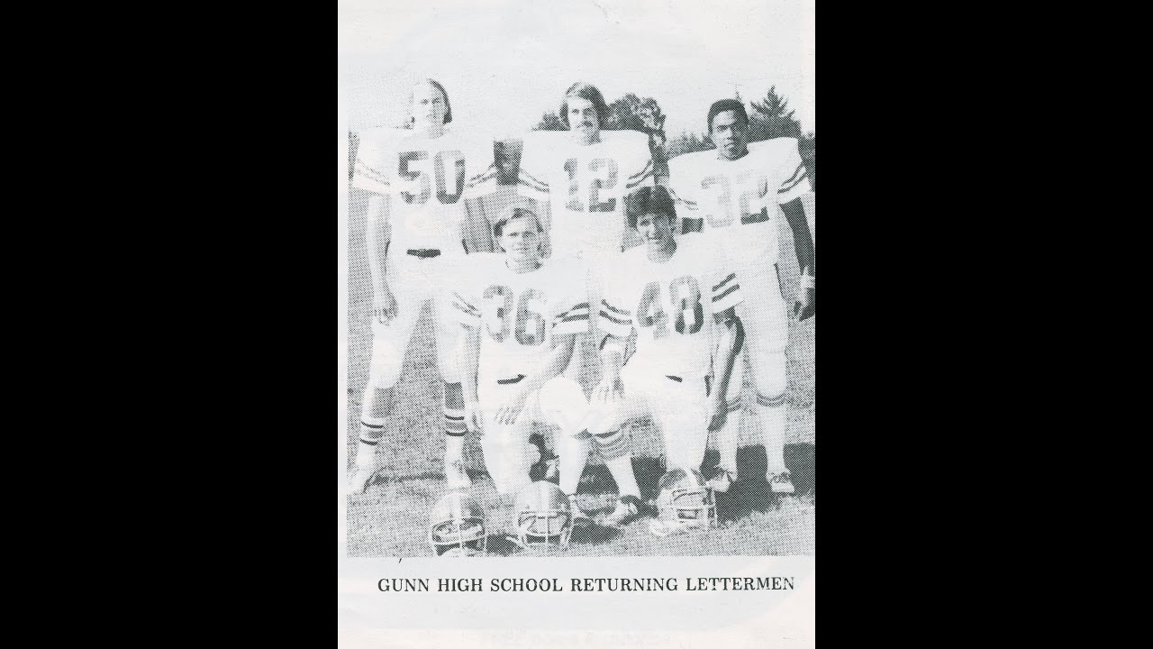 GUNN high school football 1975-'76