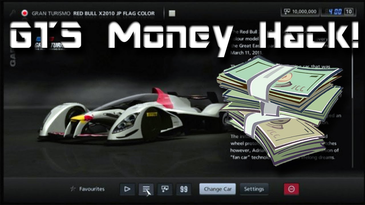 How to Hack GT5 Money In 5 Minutes! ✔