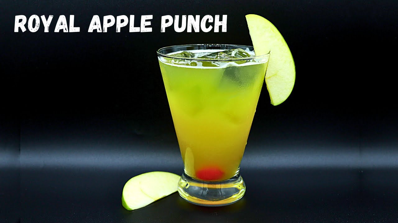 Royal Apple Punch | Crown Apple Cocktail Recipe