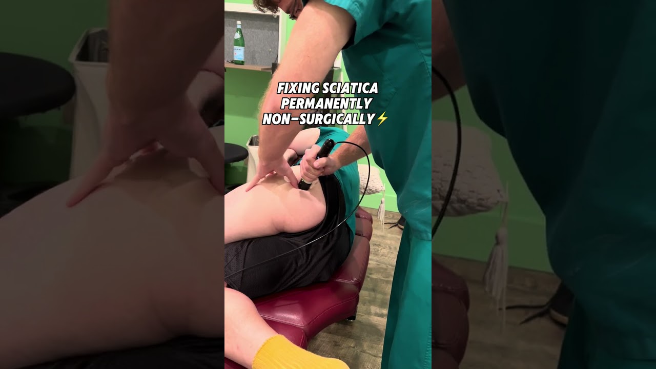 SZOKUJĄCA ulga w rwie kulszowej! Leczenie zrost&oacute;w nerwu kulszowego falą uderzeniową