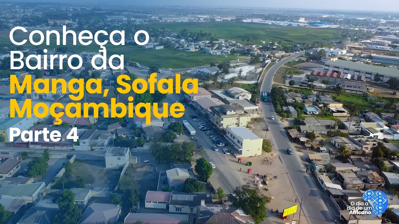 Bairro da Manga - Parte 4. Imagens aéreas, Beira - Moçambique