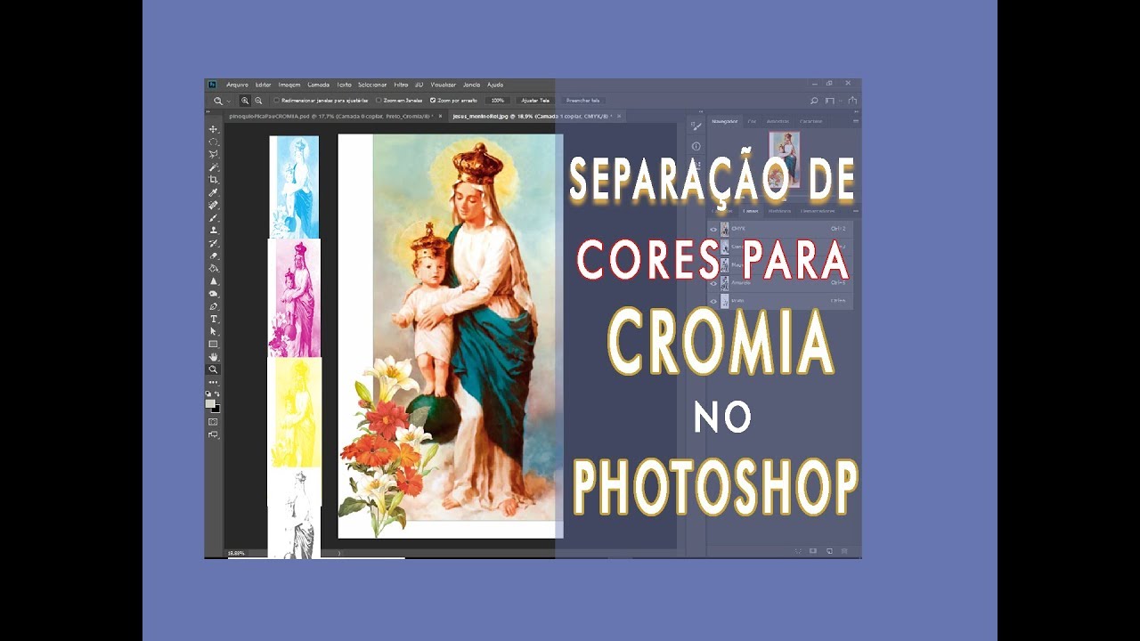 Separação de Cores Cromia no Photoshop