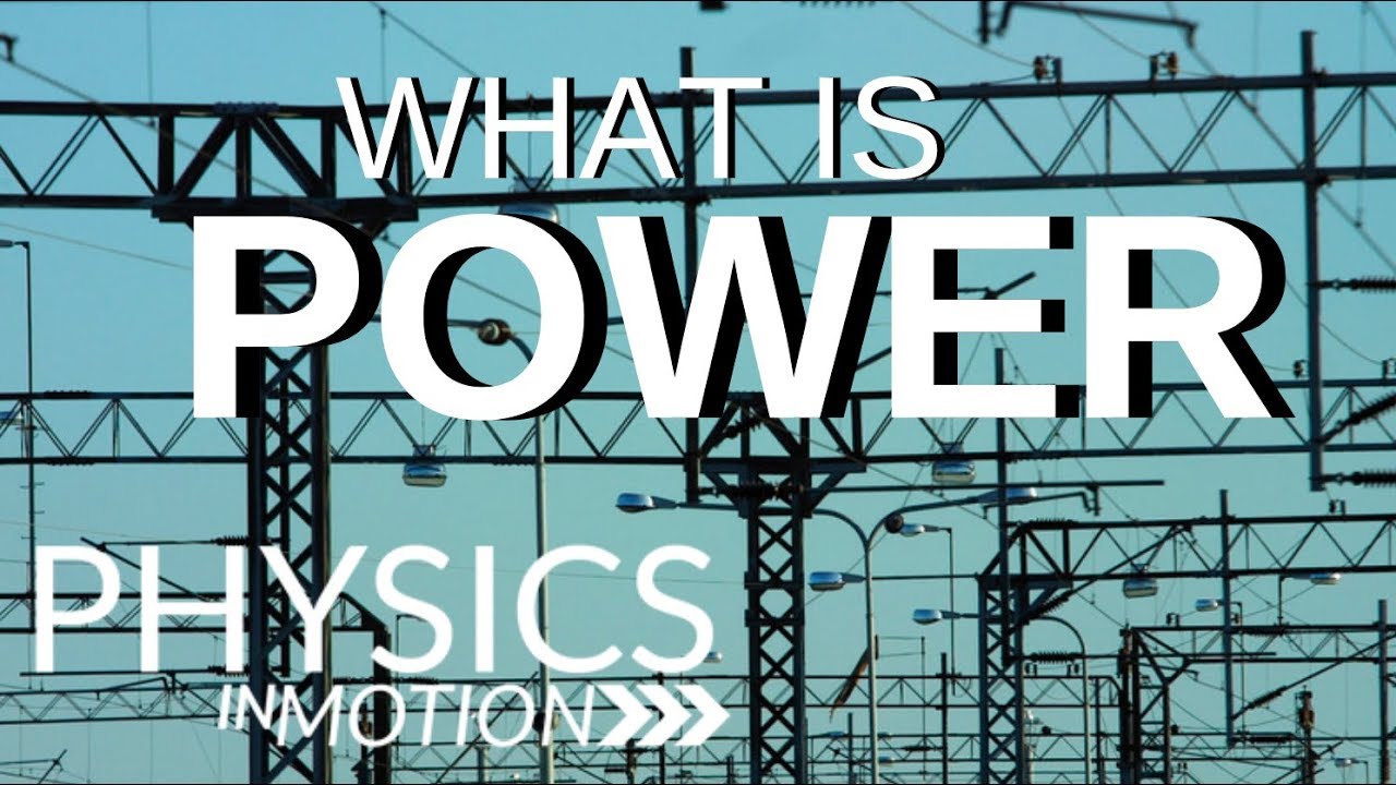 What Is Power? | Physics in Motion
